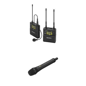 Sony UWP-D21 Camera-Mount Wireless Handheld Combo Microphone System Kit (UC25: 536 to 608 MHz)
