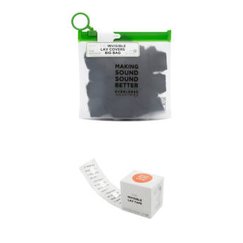 Bubblebee Industries Invisible Lav Covers Fur Outdoor Big Bag Kit with Tape Roll (40-Pack, Black)