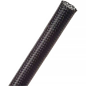 Techflex Flexo PET Cable Sleeving Wrap (0.75" Diameter, 250' Length, Black)