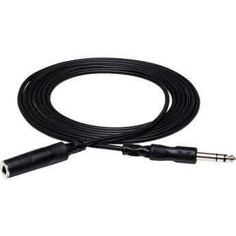 Hosa Technology Stereo 1/4" Female Phone to 1/4" Male Phone TRS Cable - 10'