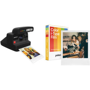 Polaroid Flip Instant Camera Color Starter Set (Black, 8 Exposures)