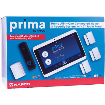 Prima by Napco PKIT1DV All-in-One Wi-Fi System with Doorbell (Verizon)