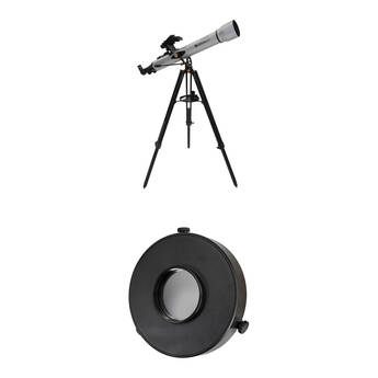 Celestron StarSense Explorer LT 80AZ AZ Refractor Telescope with EclipSmart Solar Filter Kit