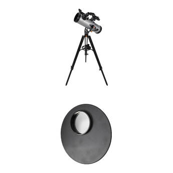 Celestron StarSense Explorer LT 114AZ Reflector Telescope and EclipSmart Solar Filter Kit