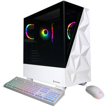 CyberPowerPC Gamer Master Desktop Computer Ryzen 9000 Series (NVIDIA, White)