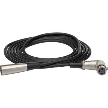 Hosa Technology Right-Angle XLR3F to XLR3M Balanced Interconnect Cable - 25'