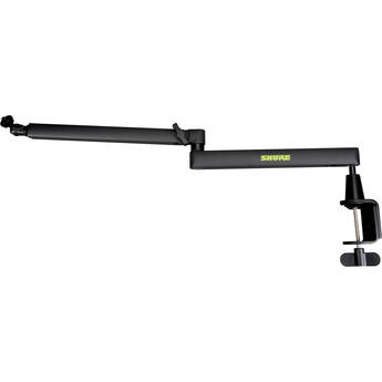 Shure by Gator Low-Profile Boom Arm Articulating Desktop Microphone Stand (Black)