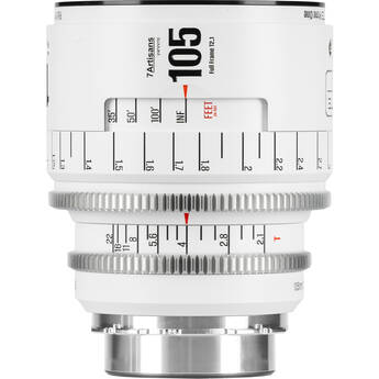 7Artisans INFINTE 105mm T2.1 Cine Lens (Canon EF, White)