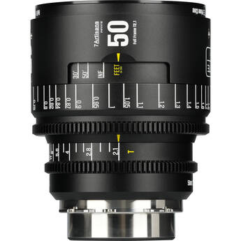 7Artisans INFINTE 50mm T2.1 Cine Lens (Canon EF, Black)