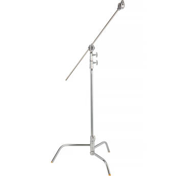 Impact 40" C-Stand with Turtle Base and Grip Arm Kit (40", Chrome)