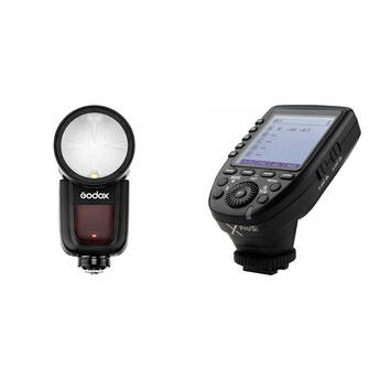 Godox V1 TTL Flash and XProS Flash Trigger for Sony