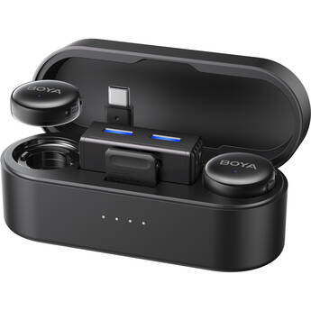 BOYA BOYALINK 3 AI-Powered 2-Person Wireless Microphone System for Cameras and Mobile Devices (2.4 GHz)