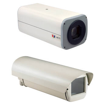 ACTi B26 3MP Network Box Camera with PMAX-0200 Outdoor Housing Kit