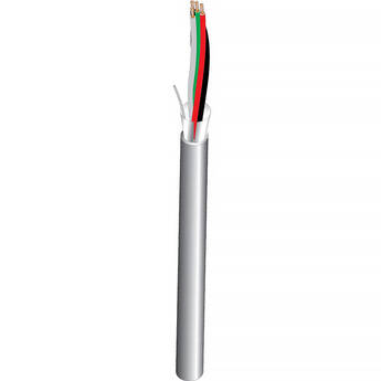 West Penn 3241 22 AWG 4-Conductor Shielded Cable (500', Gray)