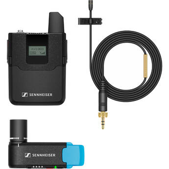 Sennheiser AVX-MKE2 SET Digital Camera-Mount Wireless Omni Lavalier Microphone System (1.9 GHz)