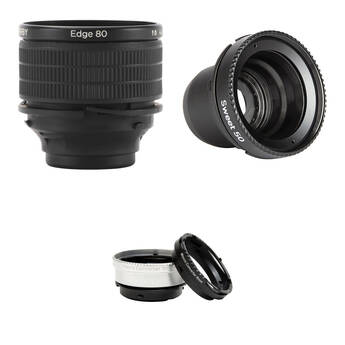 Lensbaby Edge 80 and Sweet 50 Optics with Macro Converter Extension Rings Kit