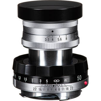 Voigtlander APO-LANTHAR 50mm f/3.5 Type I VM Lens (Leica M, Black and Chrome)