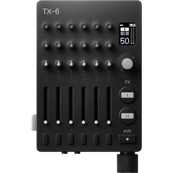 teenage engineering TX-6 Ultraportable Pro Mixer, Audio Interface, and Recorder (Black)
