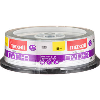 Maxell DVD+R 4.7GB, 16x Disc (15)