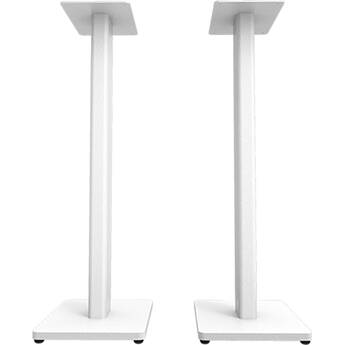 Kanto Living ST28W 28" Universal Speaker Floor Stands (White, Pair)