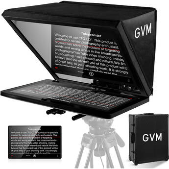 GVM Teleprompter Travel Kit with 18.5" Android All-in-One Monitor and Flight Case
