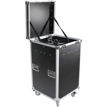 ProX ATA 300-Style Flight Case with Casters for 25 Microphone Stands