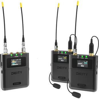 Deity Microphones Theos Digital 2-Person Camera-Mount Wireless Omni Lavalier Microphone System (550 to 663 MHz / 2-Pack)