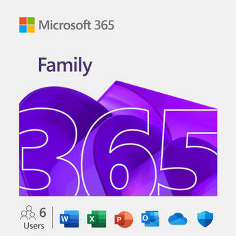 Microsoft 365 Family (6-User License / 12-Month Subscription / Product Key Code)