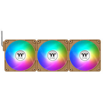 Thermaltake CT140 EX ARGB Sync PC 140mm Cooling Fan (3-Fan Pack, Gravel Sand)