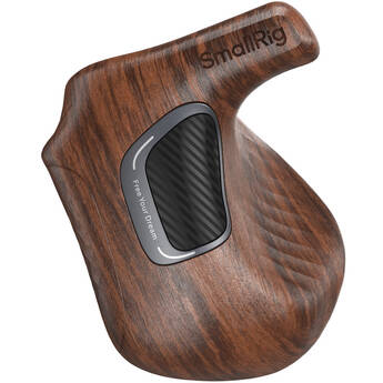 SmallRig ImageGrip Rotating Wooden Handle with NATO Clamp (Left Side)