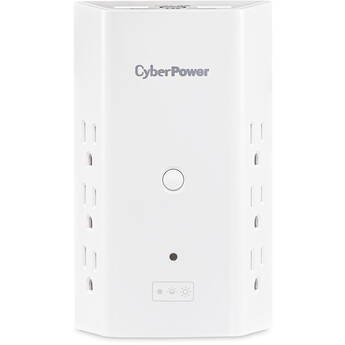 CyberPower P6WUCL 6-Outlet Surge Protector with USB and Night Light
