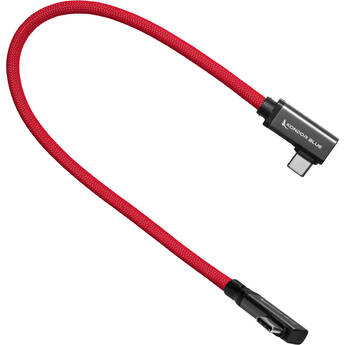 Kondor Blue Dual Right Angle USB-C 3.2 Gen 2x2 Braided Cable