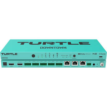 Turtle AV DOWNTOWN Multichannel Dolby Atmos and DTS:X to Dante Encoder