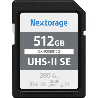 Nextorage 512GB NX-F2SE Series UHS-II SDXC Memory Card