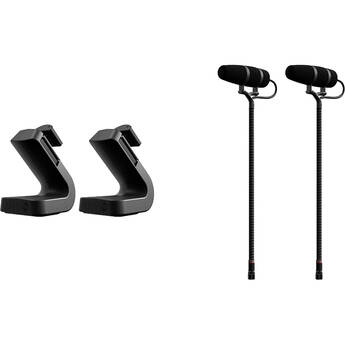 DPA Microphones 4099 CORE+ Supercardioid Instrument Microphone Stereo System Kit for Piano (Loud SPL, Pair)