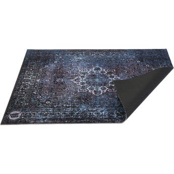 Drum N Base Vintage Persian-Style Stage Rug (4.3 x 2.9', Blue)