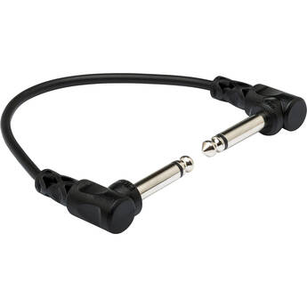 Hosa Technology 1/4" Right-Angle Male to 1/4" Right-Angle Male Cable - 12"