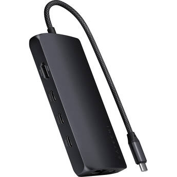 Satechi USB-C Multi-Port 8K Adapter with Ethernet V3 (Midnight)