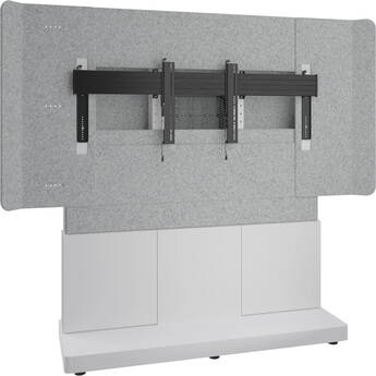 Middle Atlantic Forum Display Stand - 66"W 3-Bay -86-100"Display (White Finish)