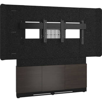 Middle Atlantic Forum Display Stand  -66"W 3-Bay 1-86x100" FTW Display (Dark Finish)