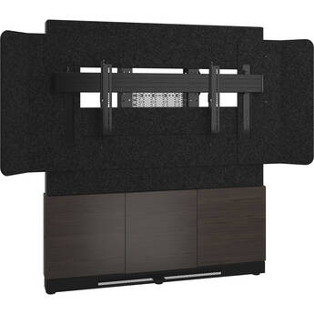 Middle Atlantic Forum Display Stand  -66"W 3-Bay 81" 21:9 FTW Display (Asian Night)