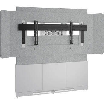 Middle Atlantic Forum Display Stand  -66"W 3-Bay 76x85" FTW Display (Light Finish)
