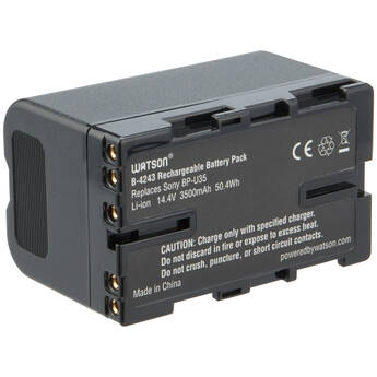 thumbnail image 2 of Vhbw Replacement Battery 5200mAh 14.8V For Sony Camcorder BP-U30/U60/U90/U95 2 of 5