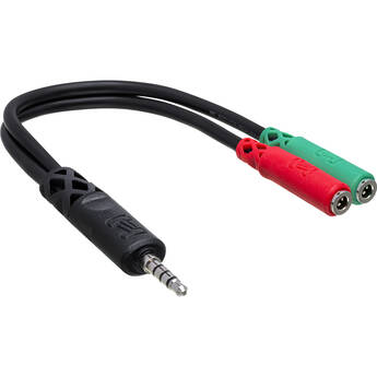 Hosa Technology Headset and Mic Breakout Cable
