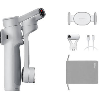 Insta360 Flow 2 Pro Smartphone Gimbal Stabilizer AI Tracker Bundle (Gray)