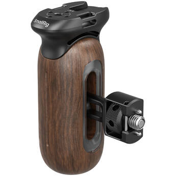 SmallRig Wooden Side Handle with Two-in-One 1/4"-20 and 3/8"-16 Screw