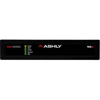 Ashly FXD125.2 Multipurpose Installation Network Amplifier with Dante (1 RU, 1/2 Rack)