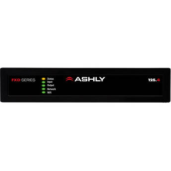 Ashly FXD125.4 Multipurpose Installation Network Amplifier with Dante (1 RU, 1/2 Rack)