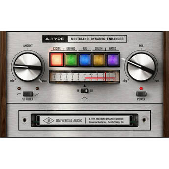 Universal Audio A-Type Multiband Dynamic Enhancer Audio Plug-In