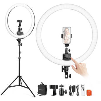 Neewer SRP18 Bi-Color LED Ring Light Kit (18")